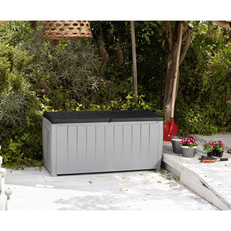 Dakota Fields Keter Garden Storage Box Novel 340L Wayfair.co.uk